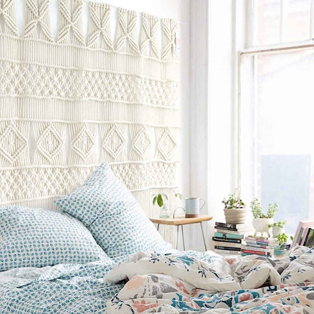 Handmade Bohemian Braided Macrame Indie Dorm/Living Room/Wall/Bedroom Decor - Picture 8 of 8
